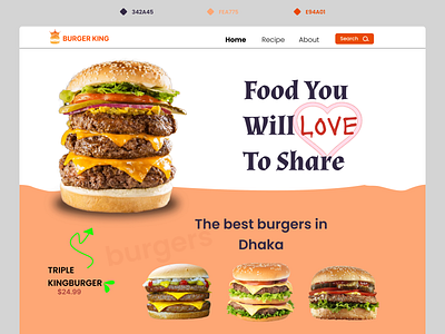 Burger Shop Landing Page