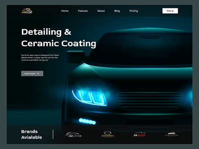 Car Landing page