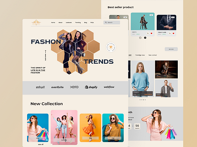 Fashion Online Shopping Landing Page