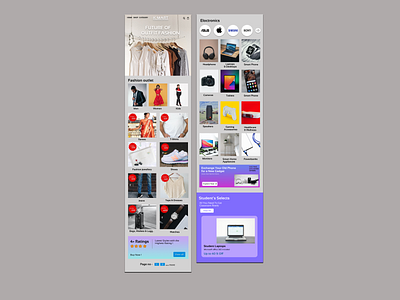 Fashion Trending Product Web (Community) graphic design ui