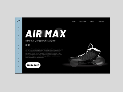 Air Max Shoes! graphic design ui