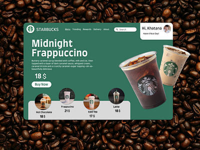 Starbucks! 3d animation graphic design logo motion graphics ui