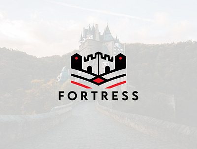 Fortress branding design graphic design illustration logo typography vector