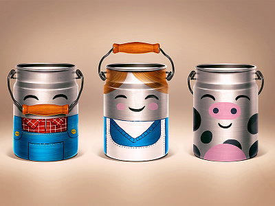Milk cans