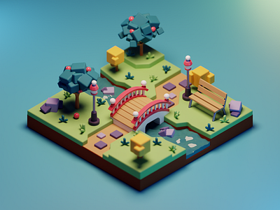 Park by Diego Leal on Dribbble