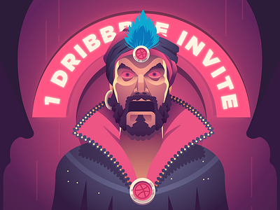 1 dribbble Invite