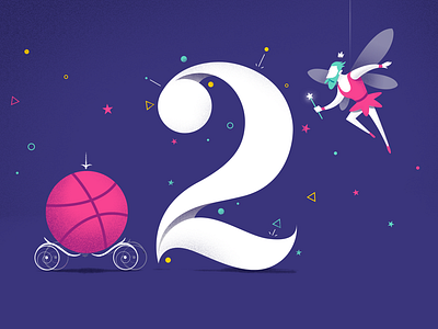 2 dribbble Invites