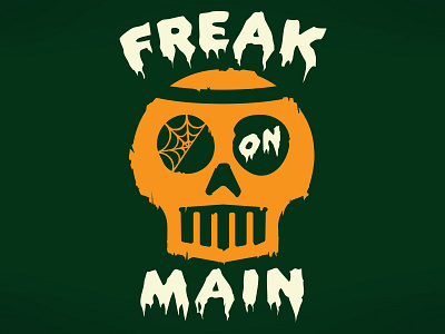Freak on Main 5k 5k event freak halloween main run running skeleton skull spooky web