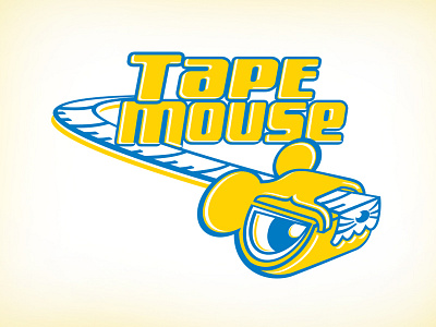 Tape Mouse cartoon ears illustration measure mice mouse tape