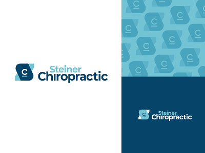 Steiner Chiropractic adjustments alignment business chiropractic dr graphic design logo office pattern s