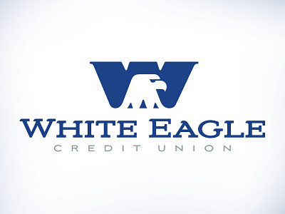 White Eagle Credit Union bird credit eagle eagles head money w white