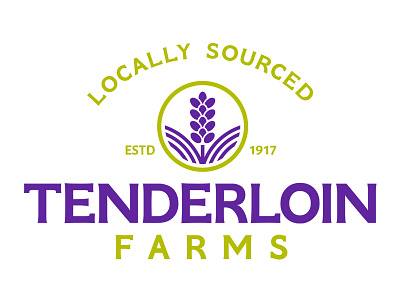 Tenderloin Farms 1917 crops estd farm fields growing lavender local planting sourced