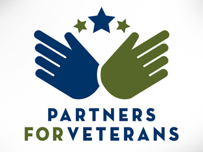 Partnersforveterans branding families hands helping logo non profit partners troops u.s.a. veterans