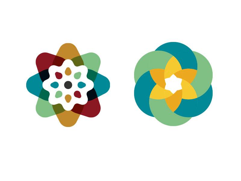 Shapes & Overlays weave weaving spinning spin colorful burst swirl flower floral spring overlay shapes