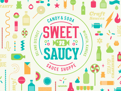 Sweet 'n Saucy candy bar bars bottle gummy gummies lollipop sucker candies sweets hot sauce can soda pop ks wichita shoppe saucy sweet candy