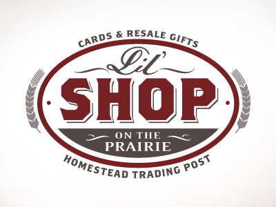 Lil' Shop on the Prairie cards gifts prairie resale seal shop store type wheat
