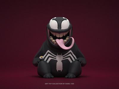 •AWNIL• 3d animation art toys concept art danil yad design fan art graphic design illustration marvel sculpt venom