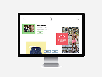 A-dam Underwear animate animation button color colorful e commerce fashion gif logo site website