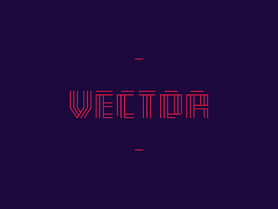 VECTOR alphabet letters lines logo typography vector
