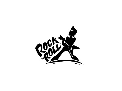Rock n Roll elvis figure guitar guitarist icon logo presley rock roll