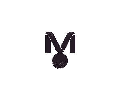 Medal letter logo m medal monogram