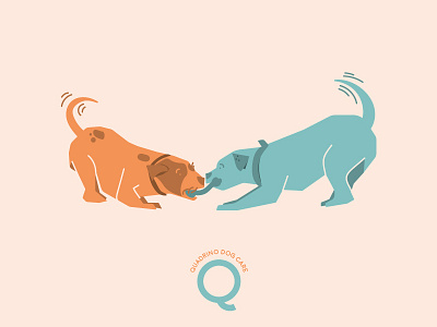 who let the dogs out advertisement blue doggo dogs illustration orange woof