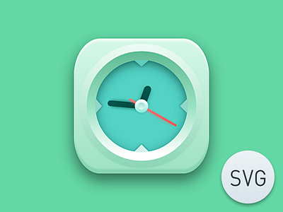 Clock Icon Svg