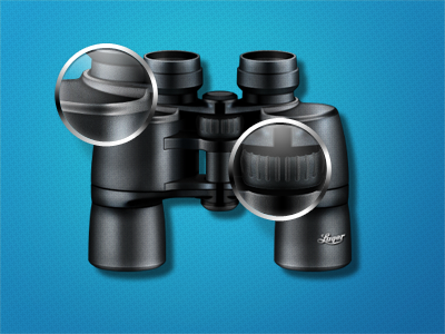 Luger Binoculars binoculars luger photoshop vector