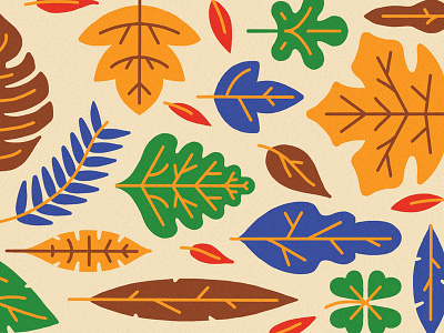 Autumn pattern autumn autumn leaves doodle art illustration leaf