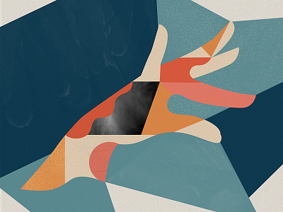Dancer abstract collage dancer design feet illustration mograph motion