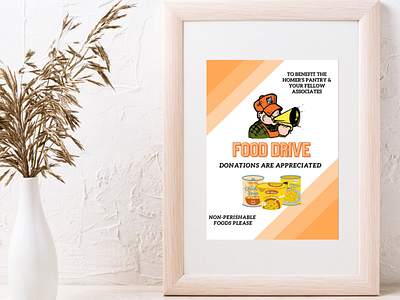 Food Drive Advertisement branding design graphic design illustration