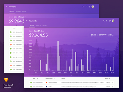 Free Payment History Template