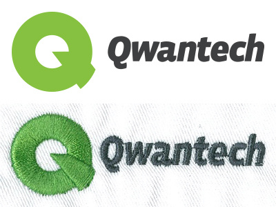 Qwantech Embroidery embroidery logo