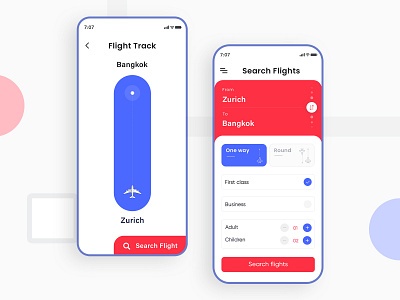 Flight Search App app design modern logo typography ui ui design ux