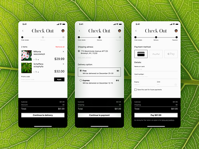 Credit Card Checkout app artwork checkout page creative design graphic design mobile mobileapp ui ui challenge uiux