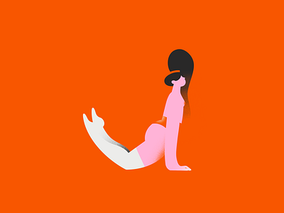J - 36 days of type 2d 36days 36daysoftype character design fitness girl illustration woman workout yoga