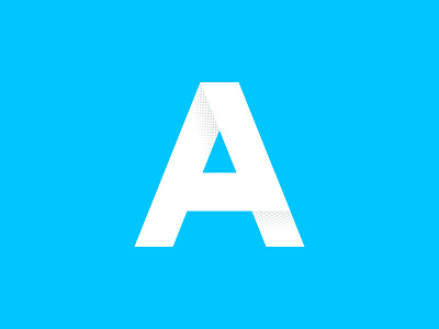 Letter A font type typography