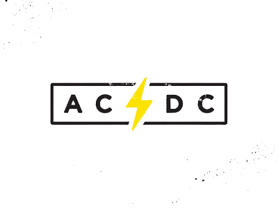 AC/DC acdc bolt electric icon lightning logo rock rock n roll