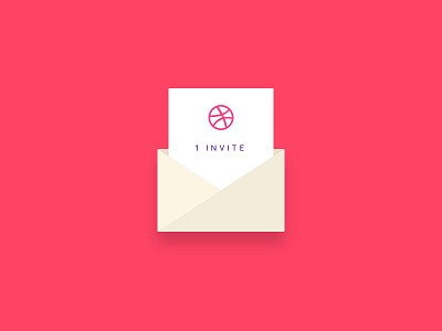 1x Dribbble Invite dribbble dribbble invite giveaway invite mail