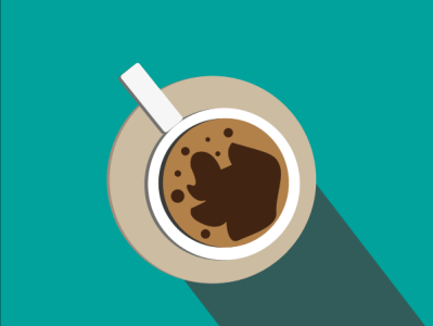 A Cup of Coffee graphic design logo motion graphics