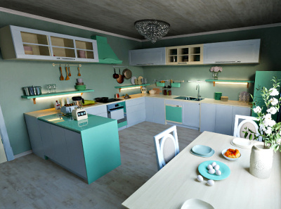 kitchen 3d animation branding graphic design logo motion graphics ui