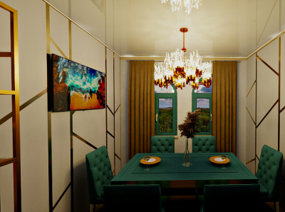 Art Deco apartment