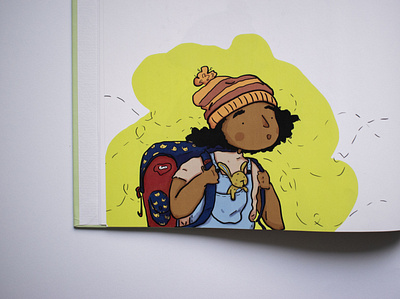 First Day Of School book illustration character design childrens book digital illustration school storytelling