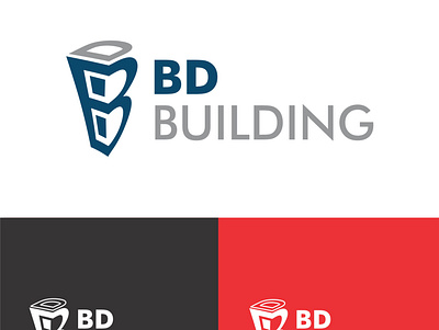 BD building logo concept branding design graphic design illustration logo typography