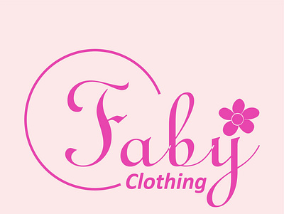 Faby clothing, Logo Project branding design graphic design logo typography