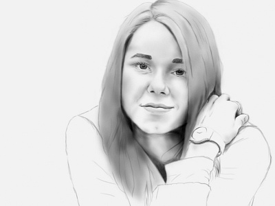 Kate illustration portrait