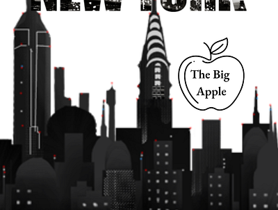 New York animation big apple branding city of lights design graphic design logo motion graphics new york