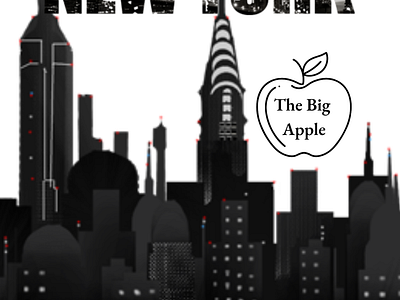 New York animation big apple branding city of lights design graphic design logo motion graphics new york