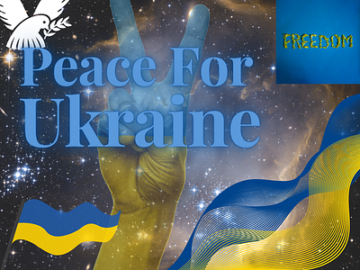 Peace for Ukraine freedom graphic design love motion graphics peace ukraine