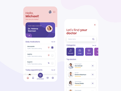 Medical mobile app appointment doctors healthcare medical app medical care medical design mobile app mobile app design mobile design ui